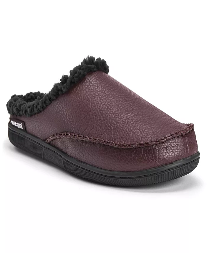

Мужские шлепанцы-клоги из искусственной кожи MUK LUKS, коричневый