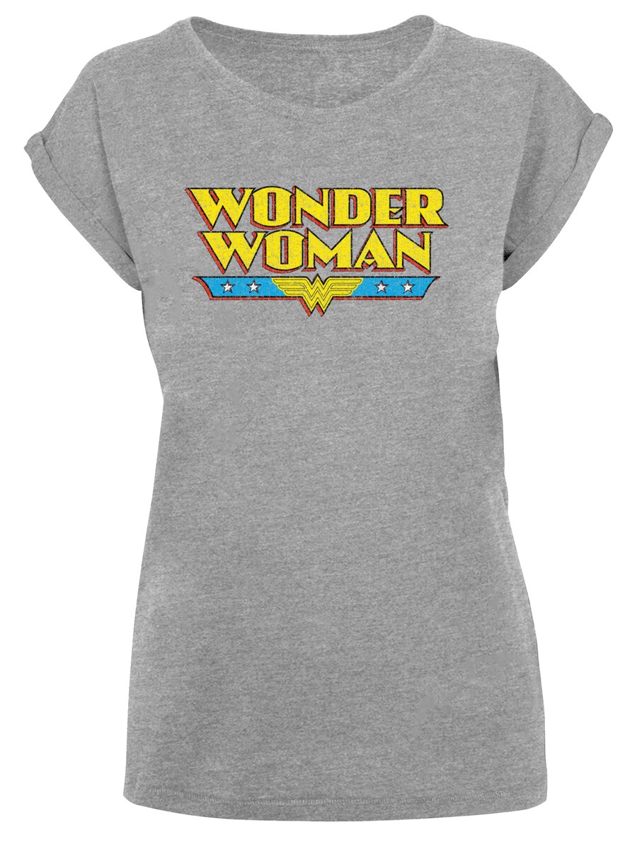 

Рубашка F4NT4STIC DC Comics Wonder Woman, пятнистый серый