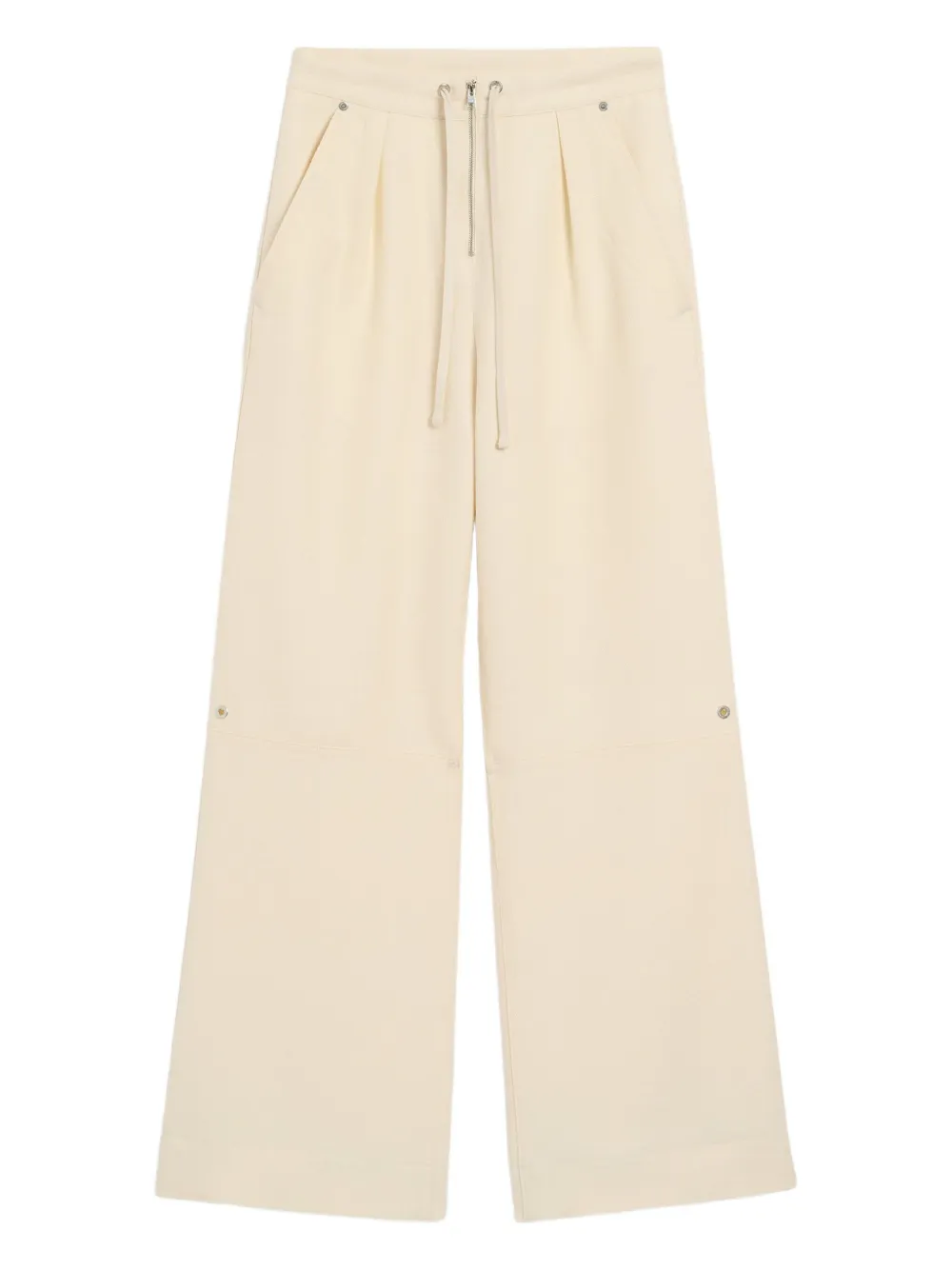 

Шерстяные брюки с молниями Ami Paris, нейтральный