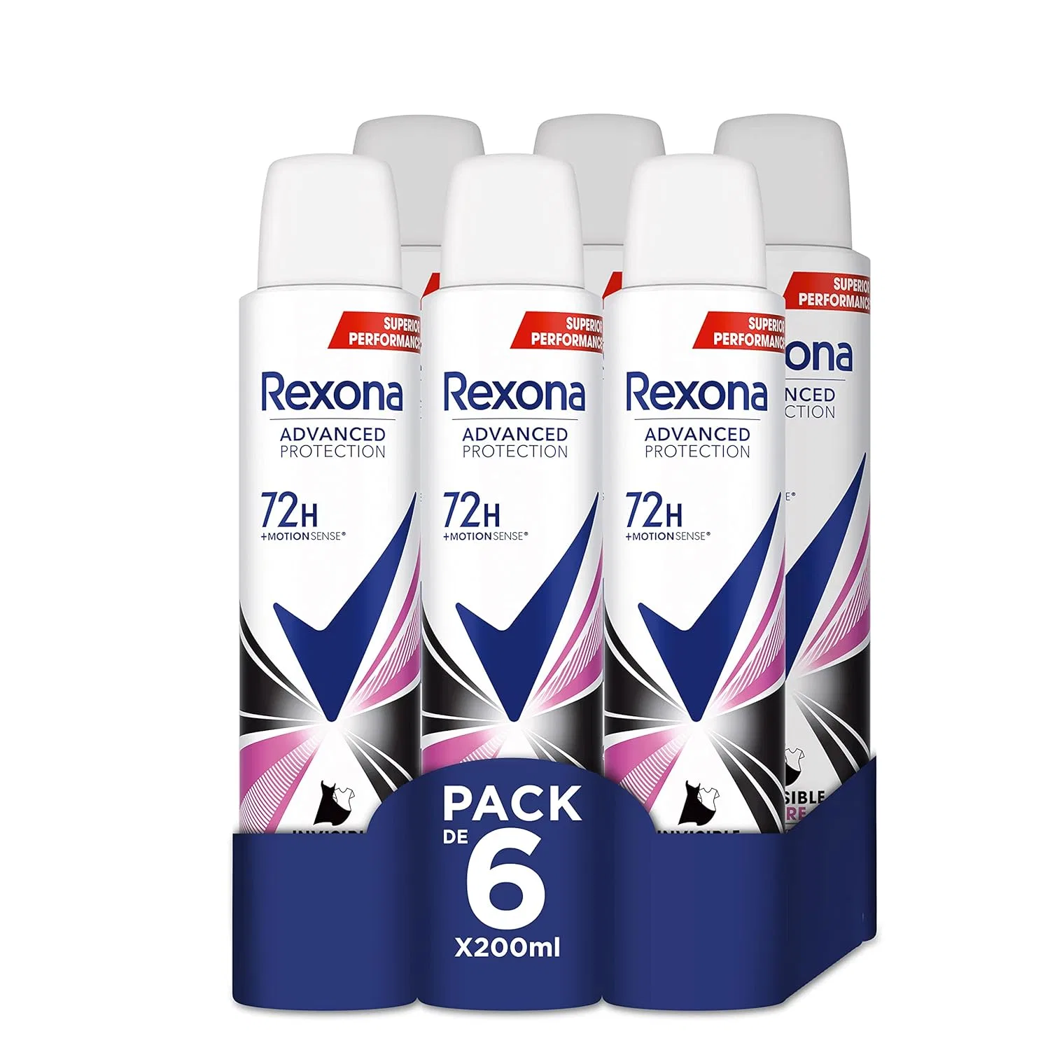 Женский дезодорант-антиперспирант «Invisible Pure» 72 ч от Rexona Rexona
