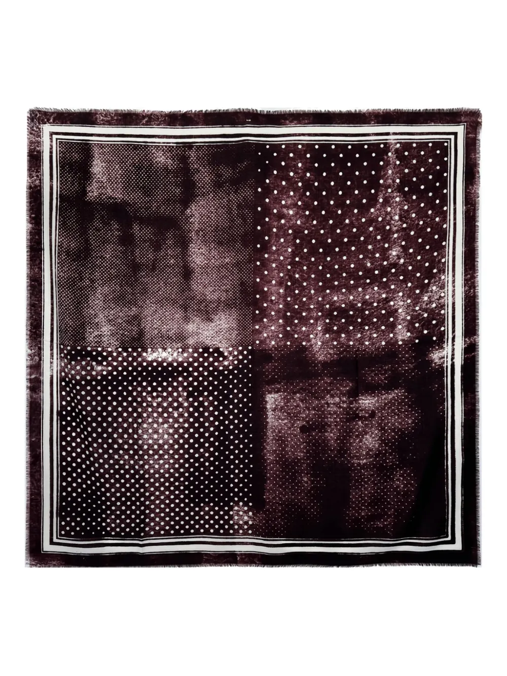 

Шарф в горошек Destin, красный