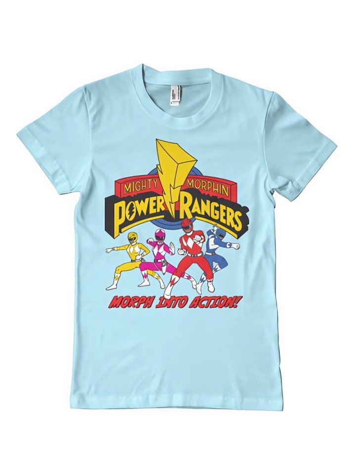 

Футболка Morph Into Action T-Shirt синего цвета Power Rangers, Синий, Футболка Morph Into Action T-Shirt синего цвета Power Rangers