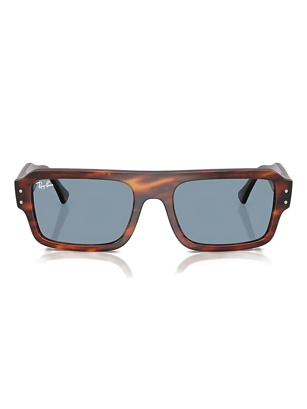

Солнцезащитные очки в квадратной оправе Ray-Ban, коричневый