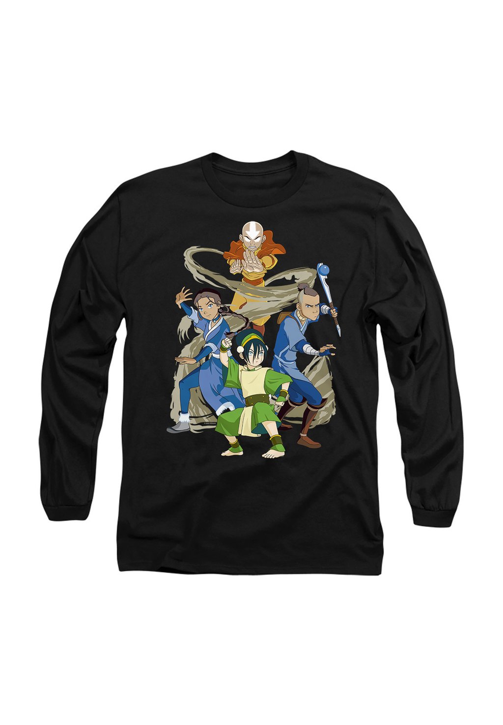 

Топ с длинными рукавами AVATAR THE LAST AIRBENDER TEAM Cotton Soul, черный