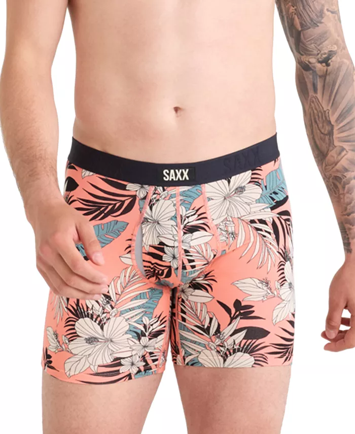 

Мужские боксеры Vibe Xtra Slim-Fit с принтом SAXX, красный