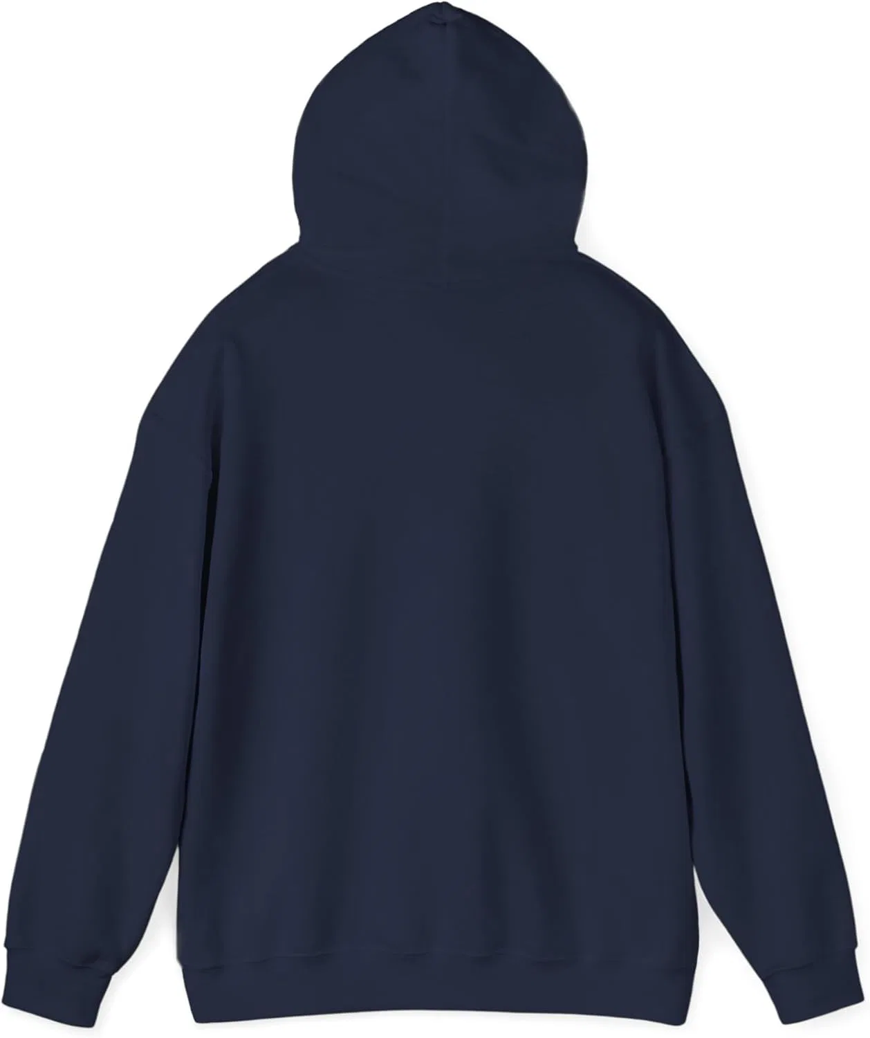 GENERIC Толстовка с капюшоном унисекс из плотной смесовой ткани Heavy Blend, Navy — фото 3
