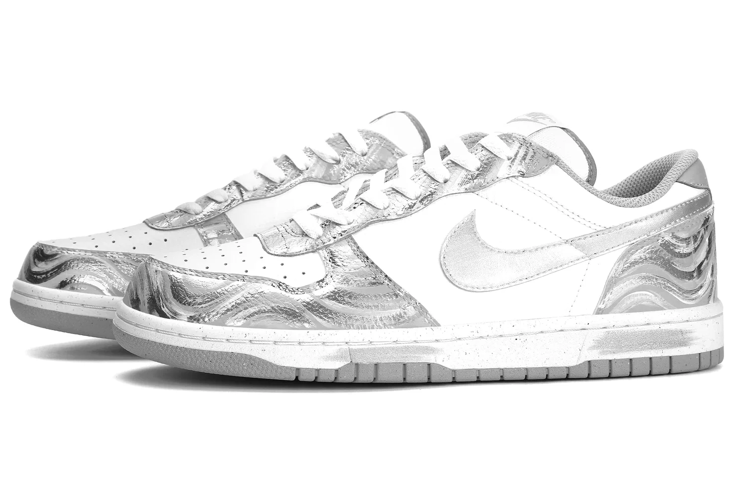 Кеды низкие Nike Silver Gray — фото 4