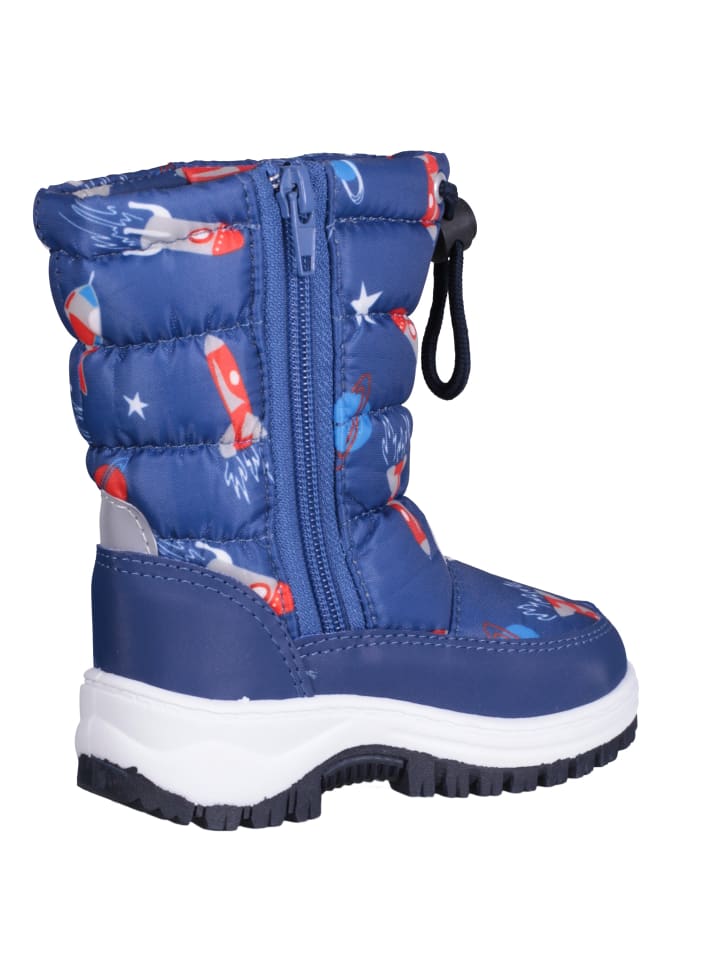 Сапоги Playshoes Winter-Bootie Weltraum, цвет Marine — фото 3