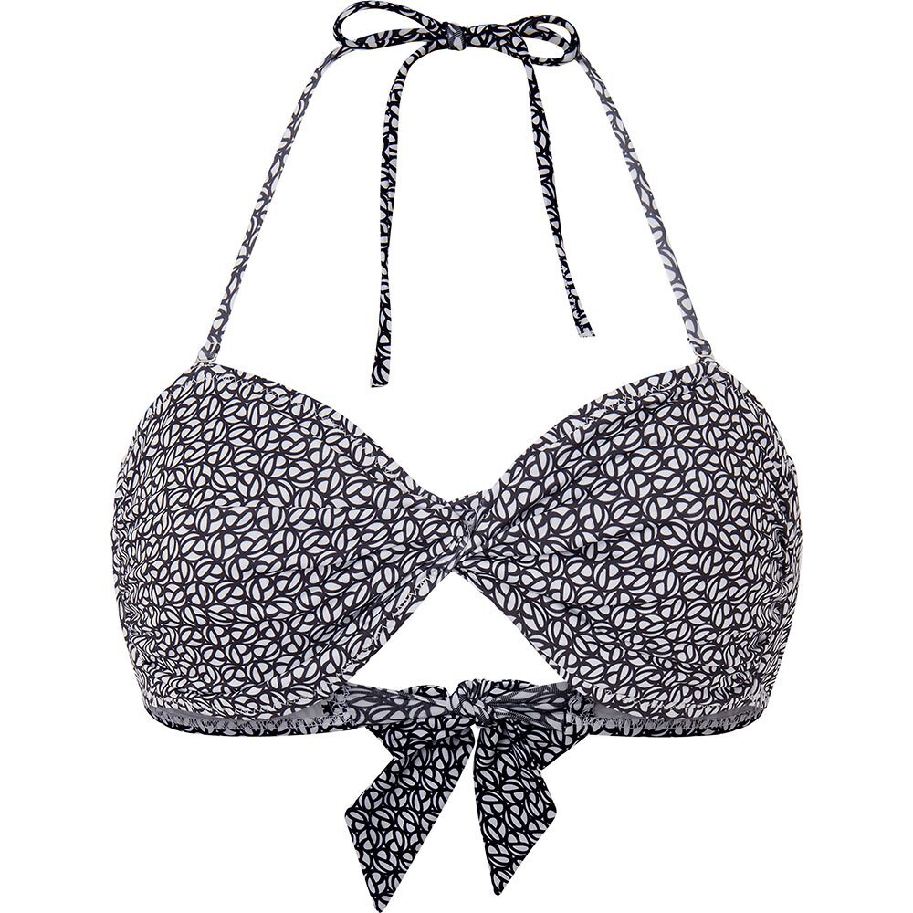

Топ бикини Pepe Jeans P Print Bandeau, серый