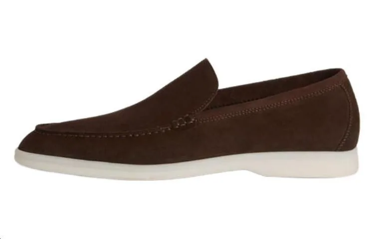 Loro Piana Лоферы Summer Walk мужские шоколадные
