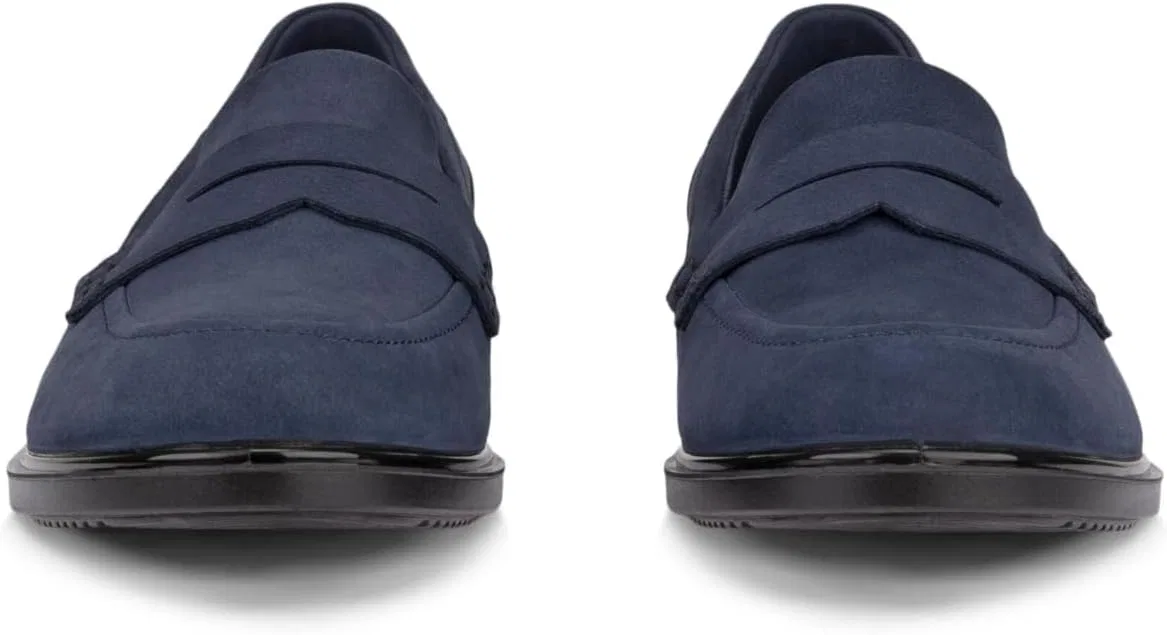 Мужские классические туфли ECCO за 15 пенсов, Navy Nubuck — фото 2