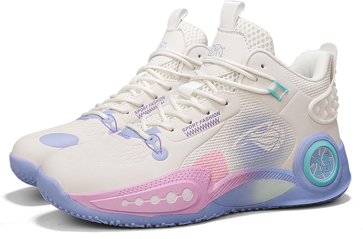 

Крутые разноцветные баскетбольные кроссовки на шнуровке для мужчин и женщин, удобные походные кроссовки-рюкзак Dzbajrqm