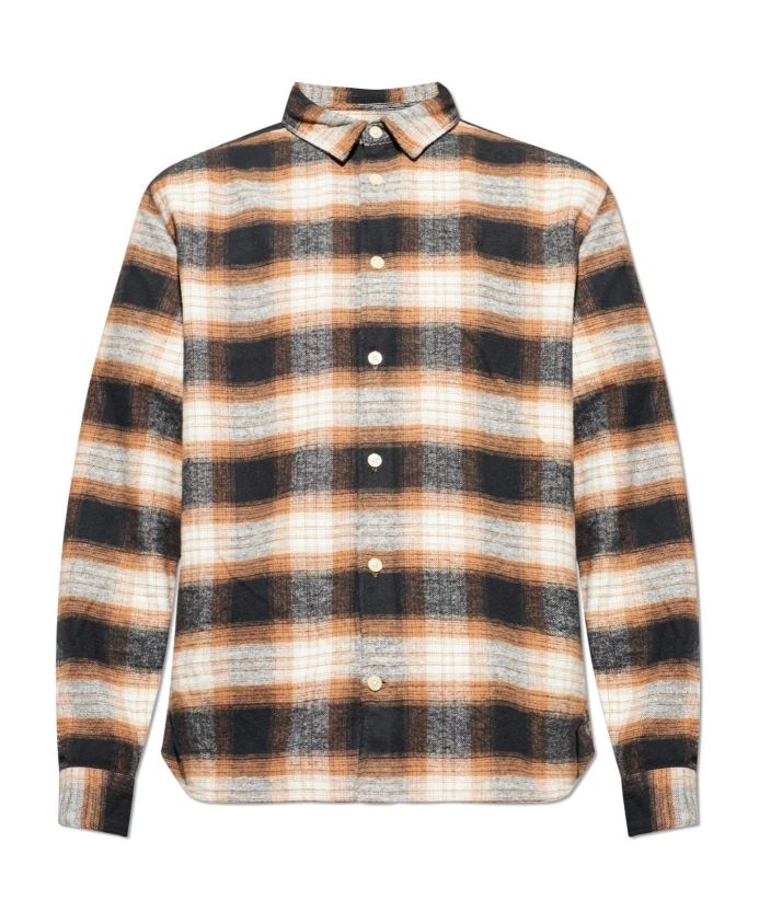 

Рубашка Mercy в клетку свободного кроя Allsaints, коричневый