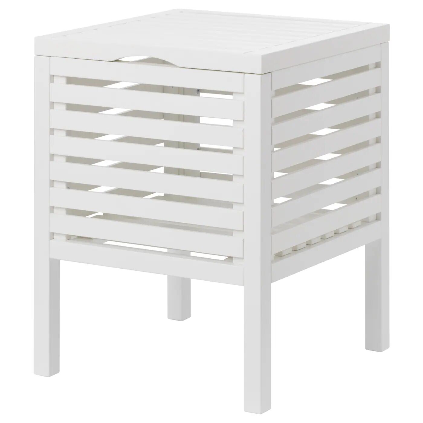 Табурет с ящиком, белый, 50 см, MUSKAN IKEA