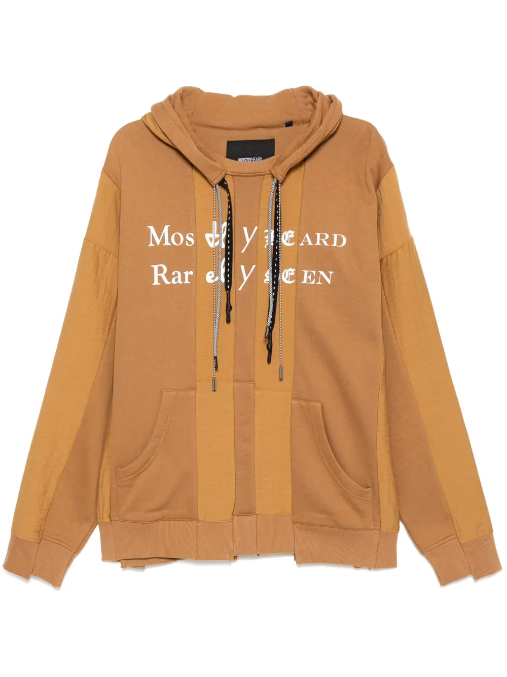 

Худи Spliced Luxury Mock Mostly Heard Rarely Seen, коричневый