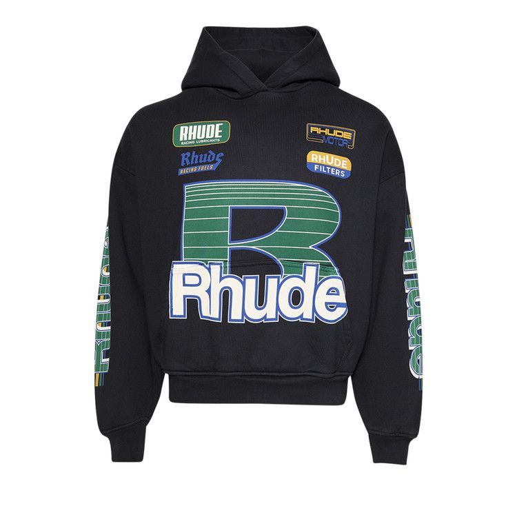 

Худи Rhude Roadway Racing Hoodie, Vintage Black