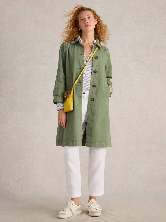 

Богатая джинсовая куртка из органического хлопка oakleigh White Stuff, цвет Mid Green
