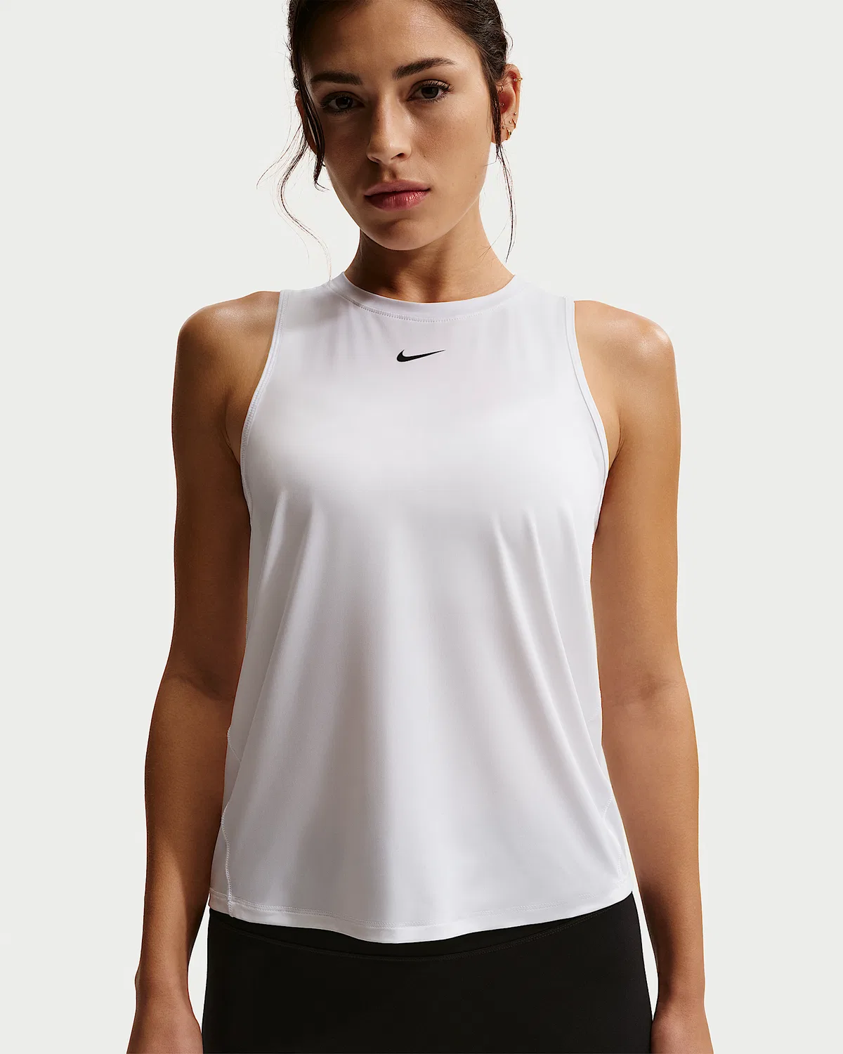Женский топ Nike One Classic Dri-FIT, White/Black