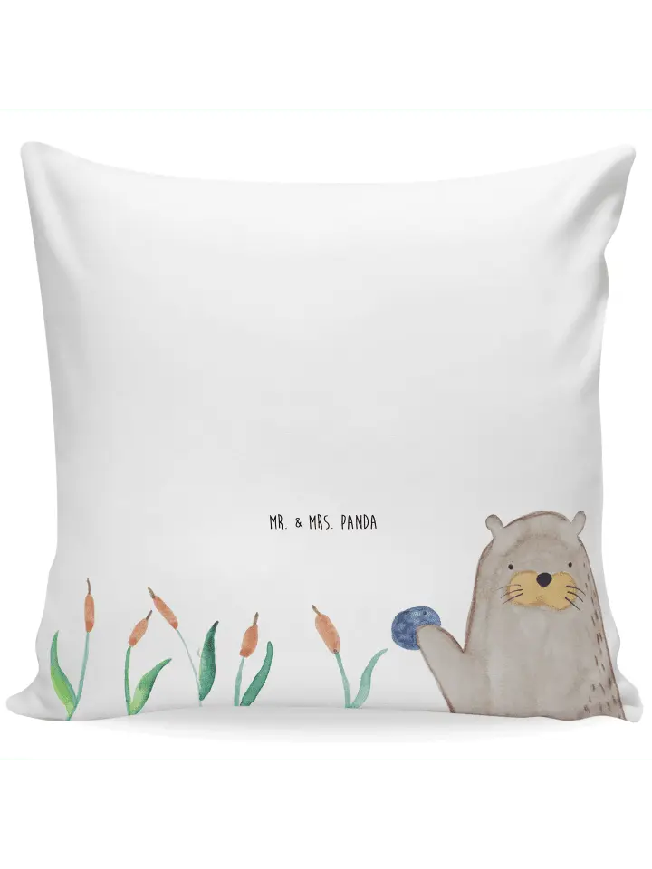 

Подушка Mr & Mrs Panda 40x40 Otter Stein, белый