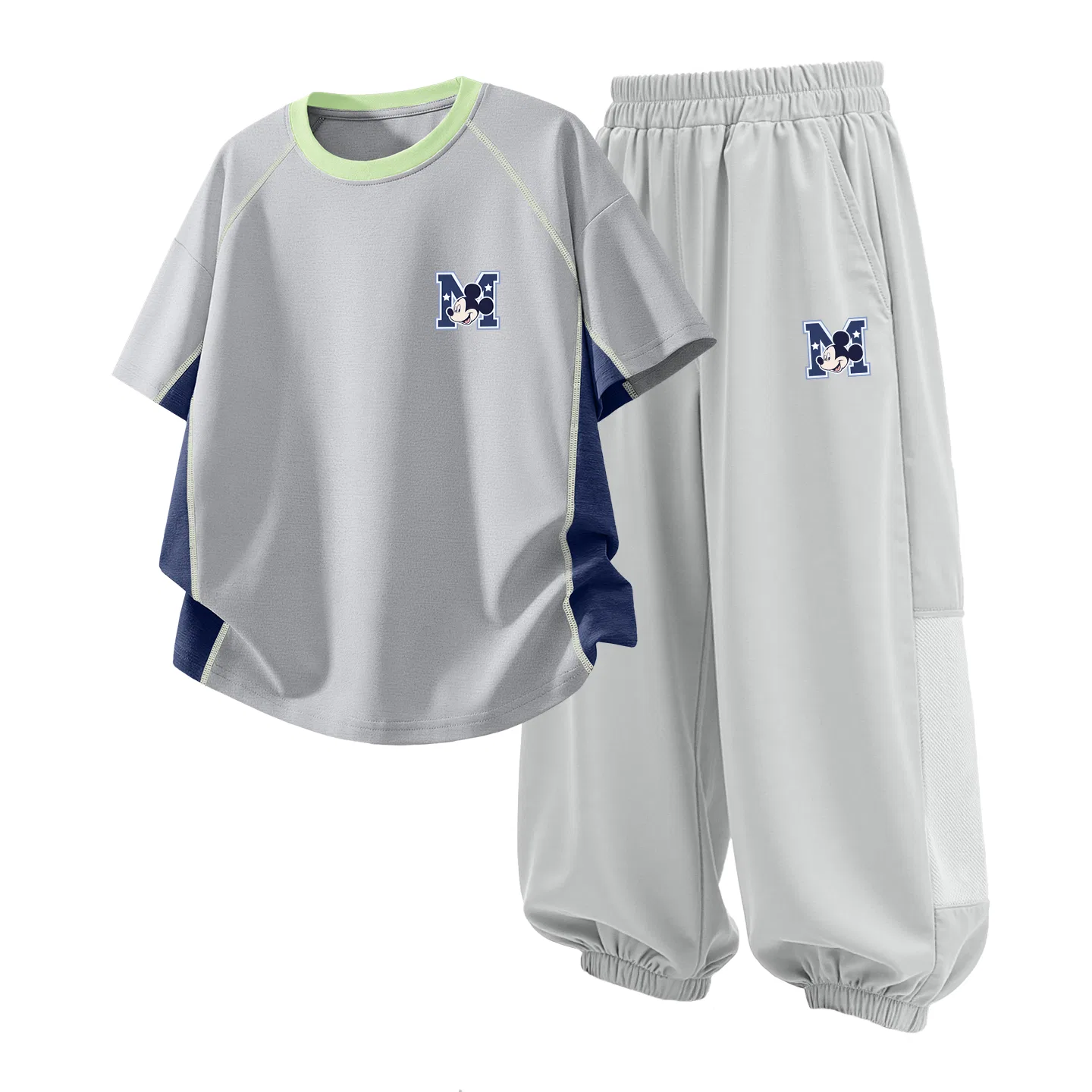 Детский спортивный костюм Casual Sportswear 2 Piece Set Disney, Di Breaking Wall K Gray+Di Breaking Wall K Mist Gray — фото 4