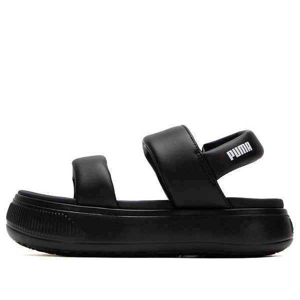 Тапочки mayu puffy slides 'black' Puma, черный