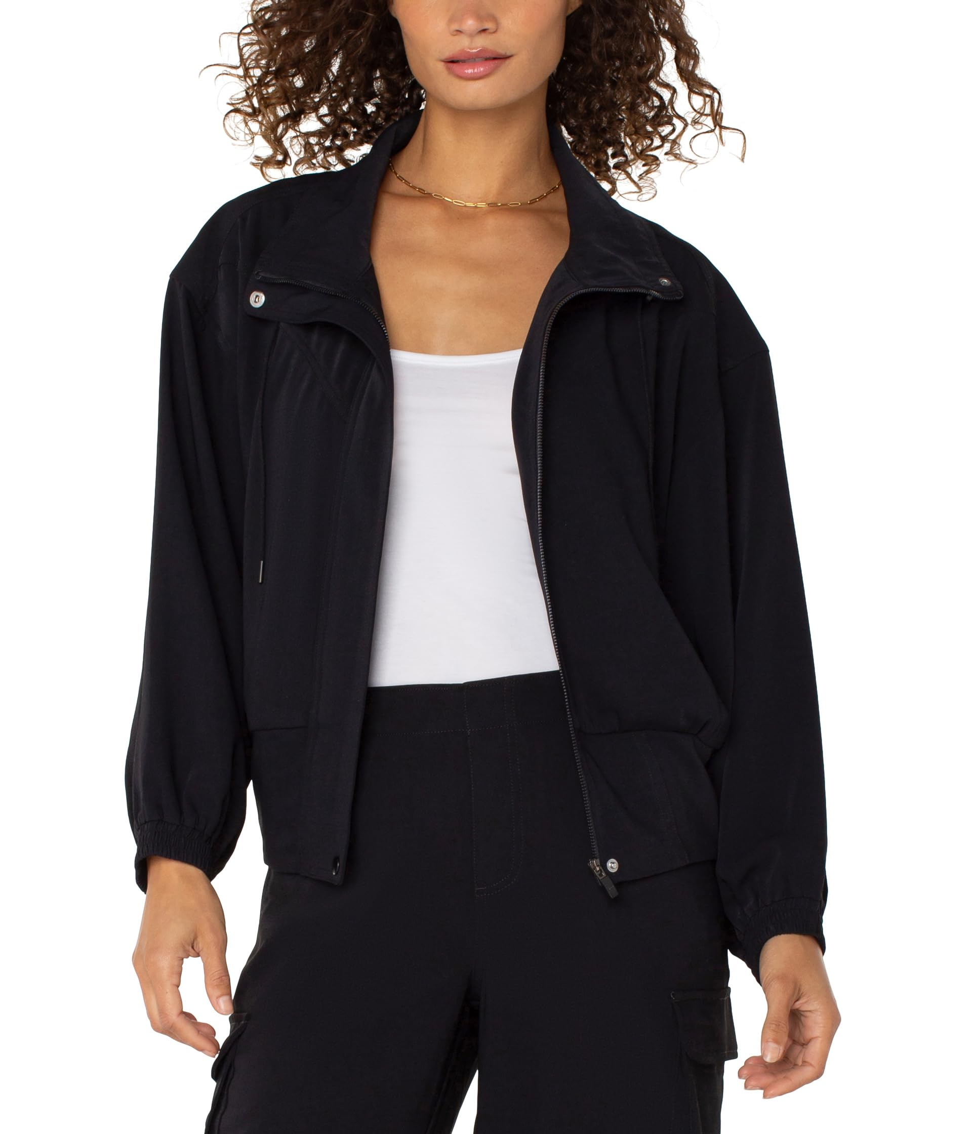 

Куртка Liverpool Los Angeles Zip Up Dolman, черный