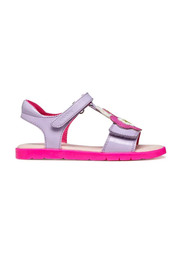 Сандалии Geox, Lilac Fluo Fuchsia