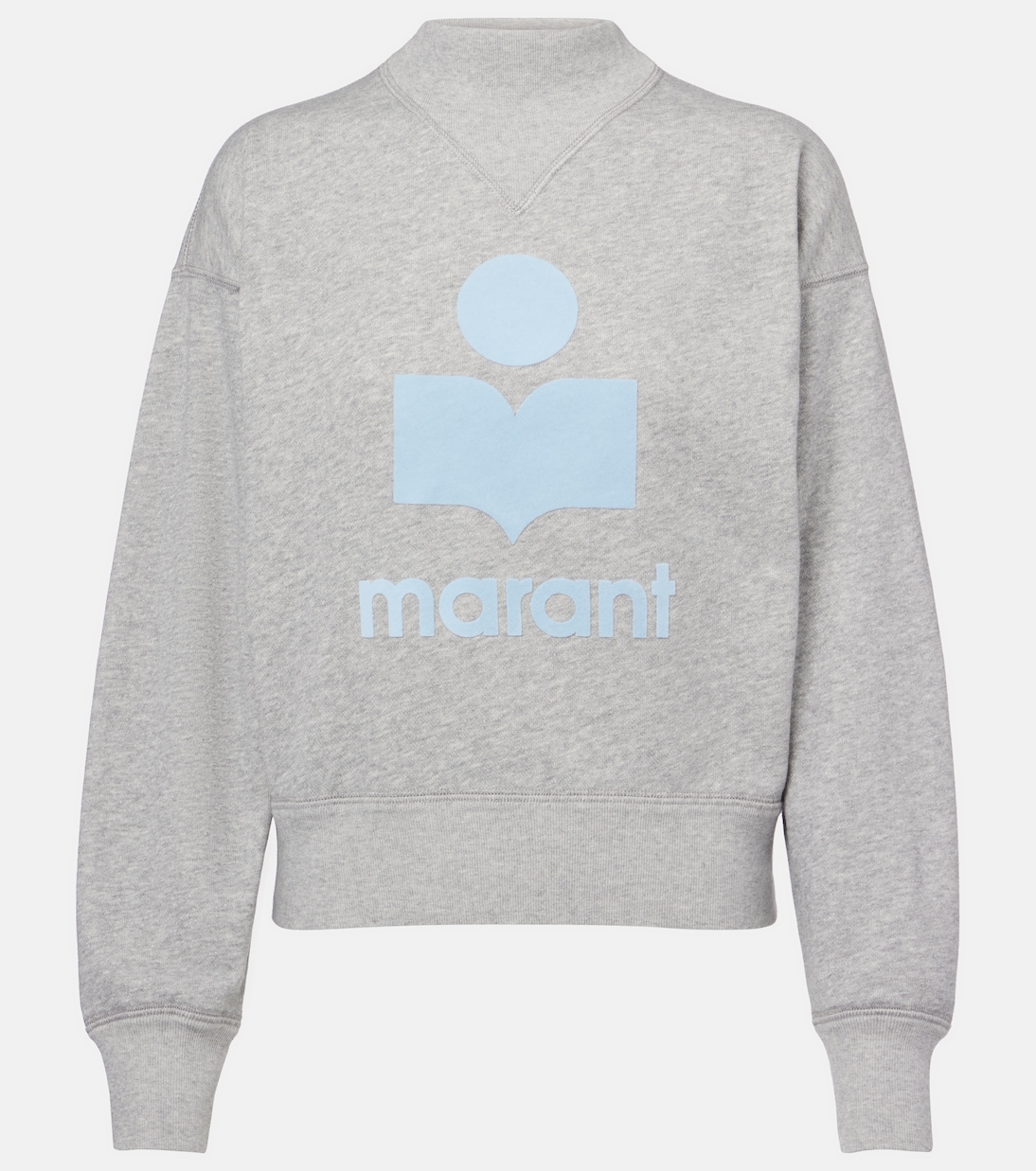 

Толстовка из хлопкового джерси Moby Marant Etoile, Grey/Ice Blue
