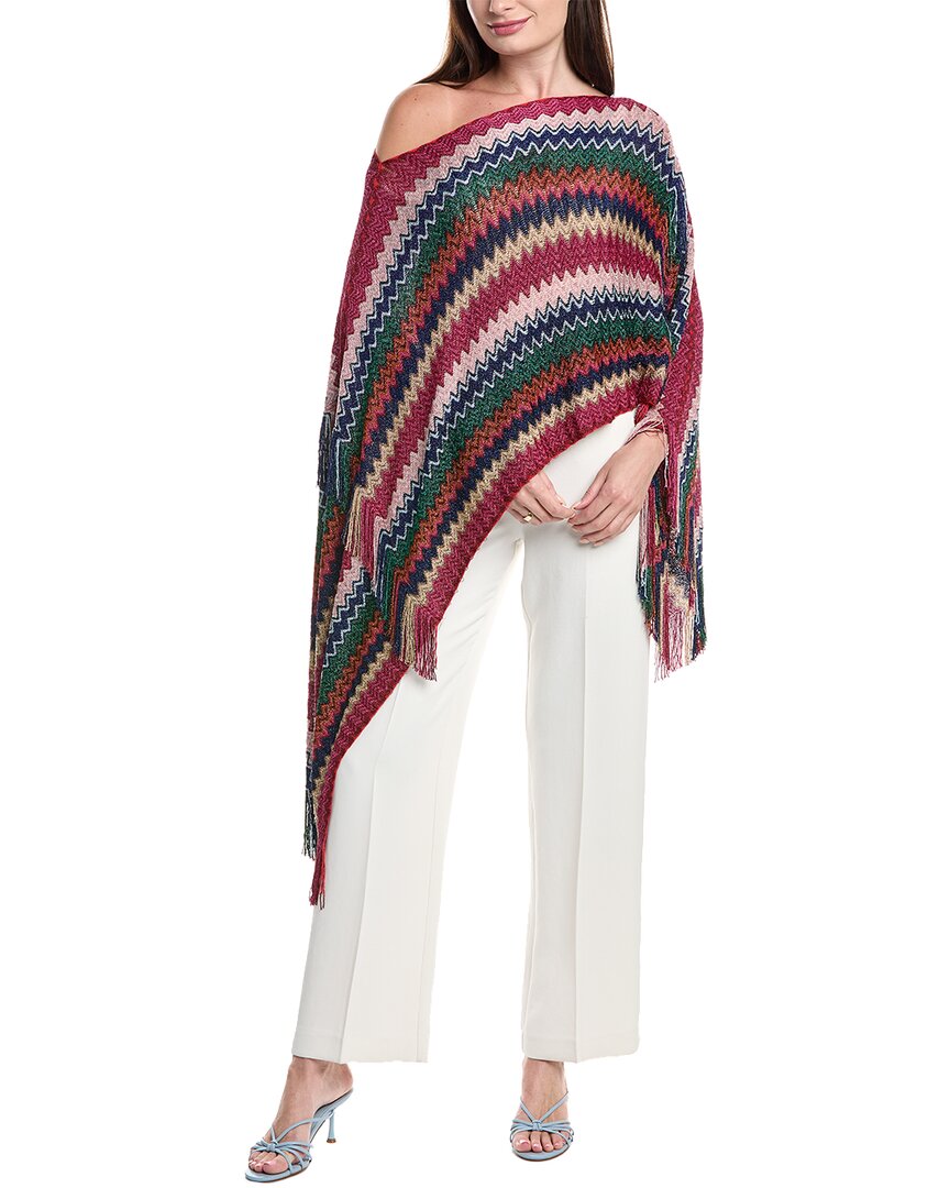 

Миссони пончо Missoni, красный
