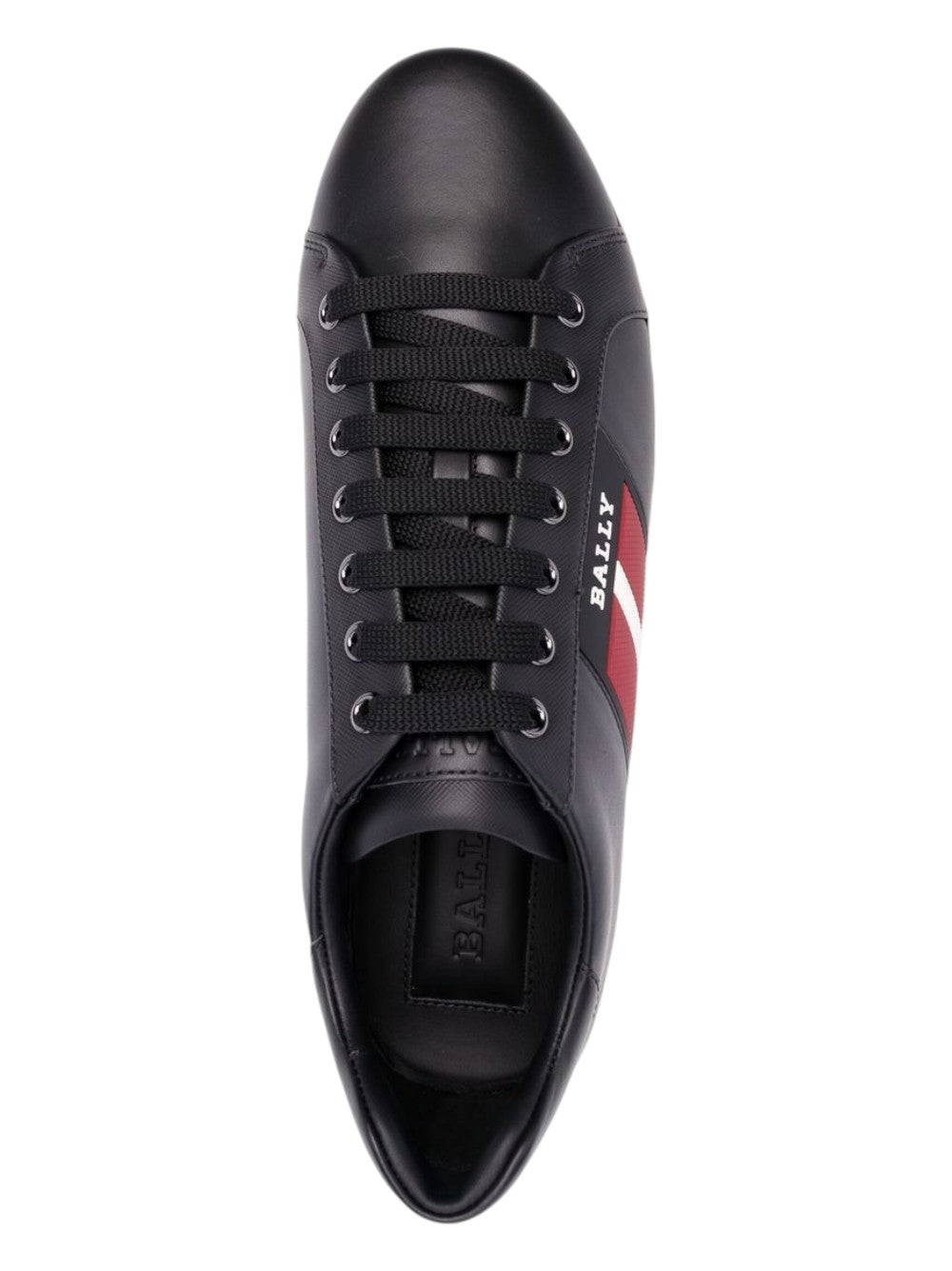 Кроссовки Bally Mylton 6239629 из черной телячьей кожи с тиснением — фото 4