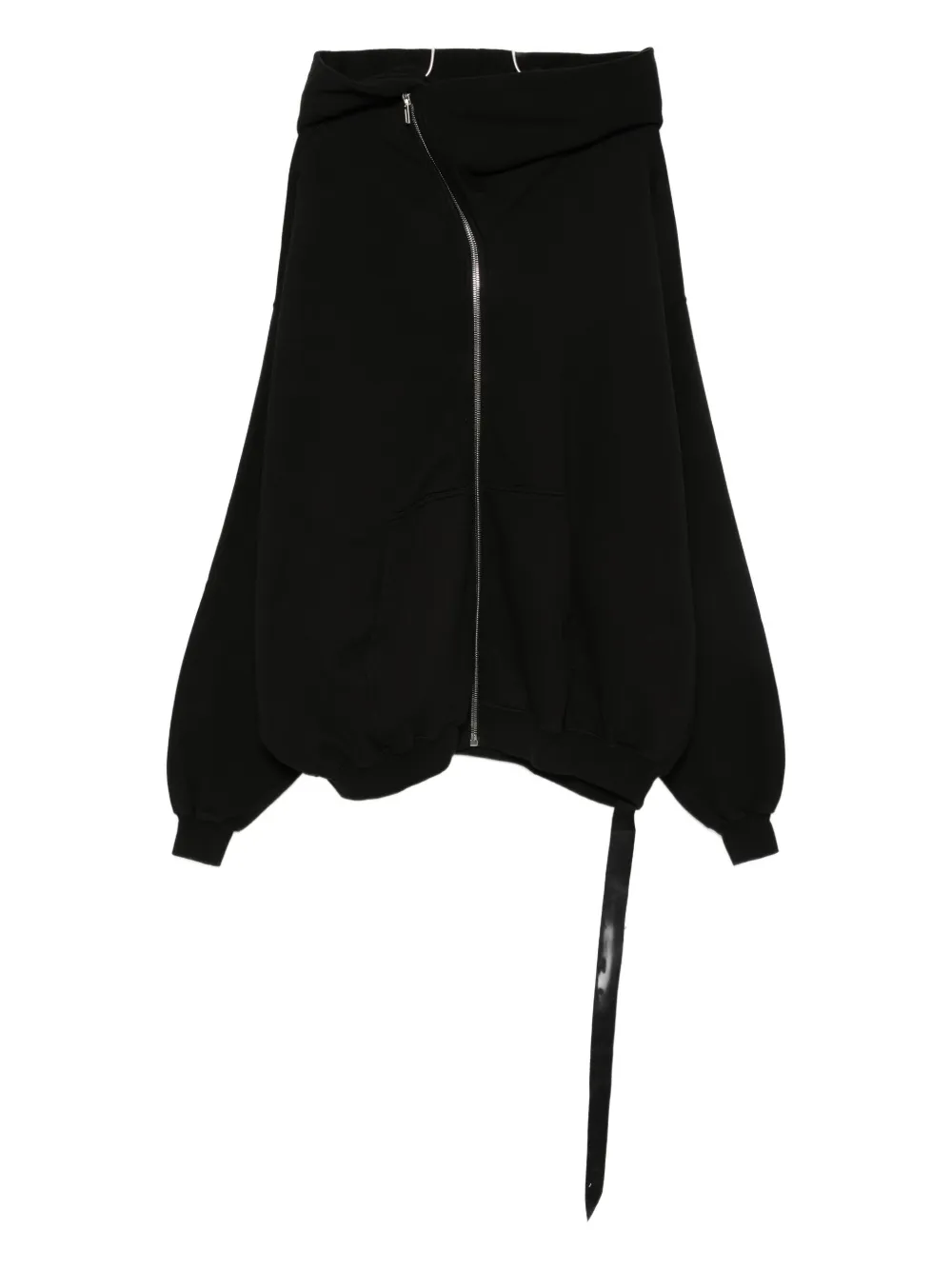 

Толстовка с капюшоном на молнии Rick Owens DRKSHDW, черный