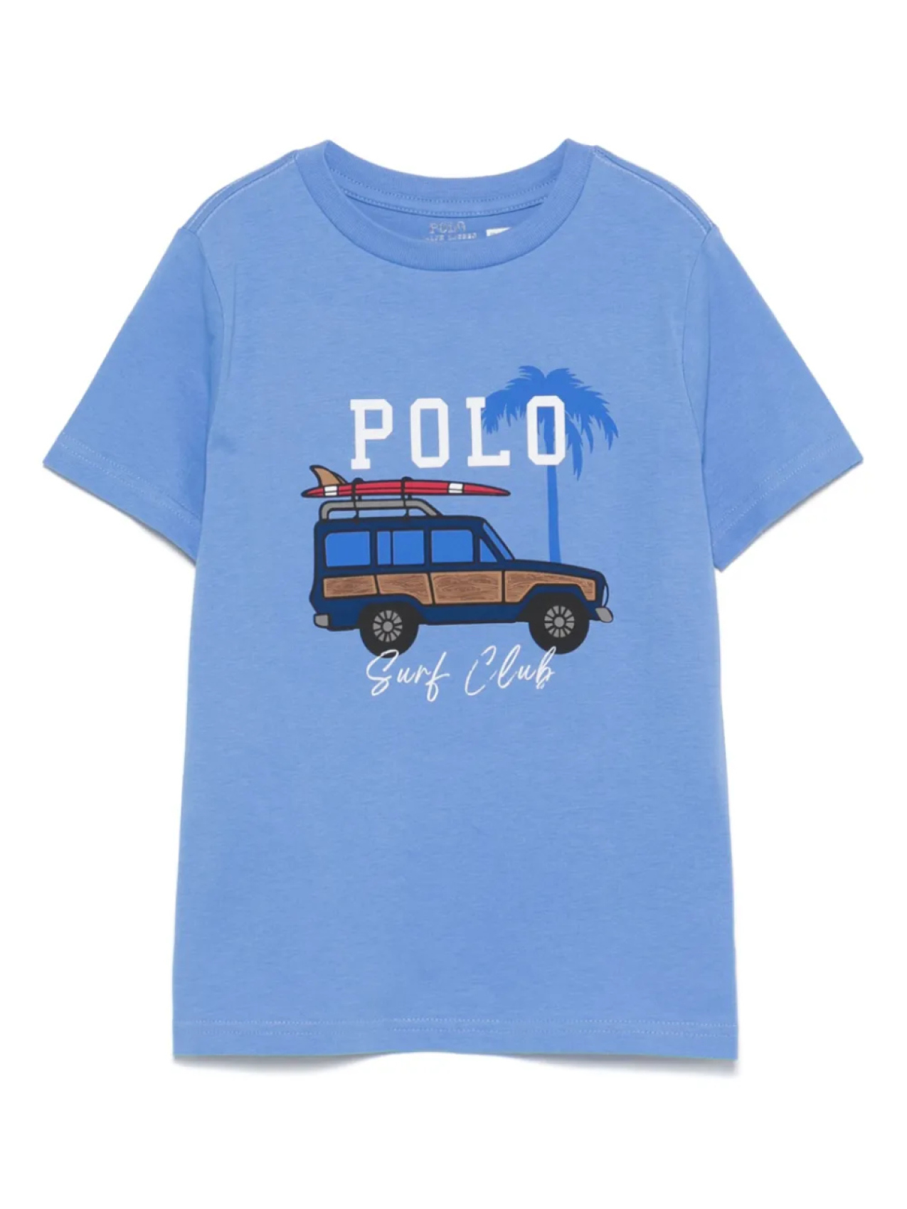 

POLO RALPH LAUREN KIDS футболка с принтом, синий