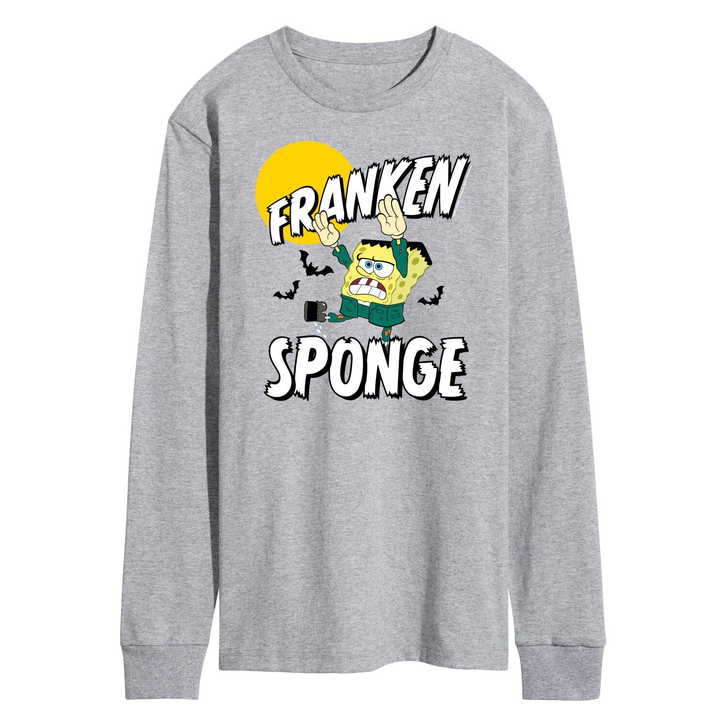 

Мужская футболка Sponge Bob SquarePants Franken Sponge с длинными рукавами Licensed Character