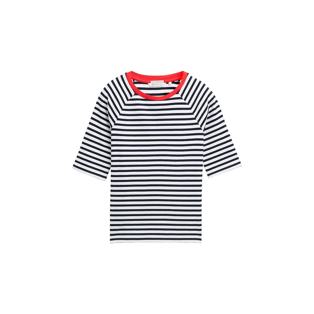 

Футболка с коротким рукавом Tom Tailor Striped Raglan, белый