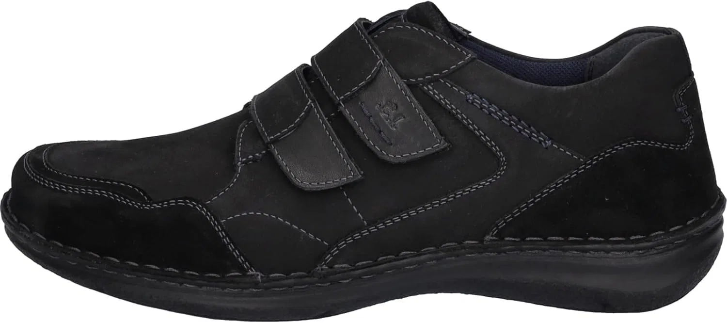 Туфли Josef Seibel GEMÜTLICH Mokassin Adaptable Mann ANVERS-85 Nubuck SCHWARZ, Black — фото 2