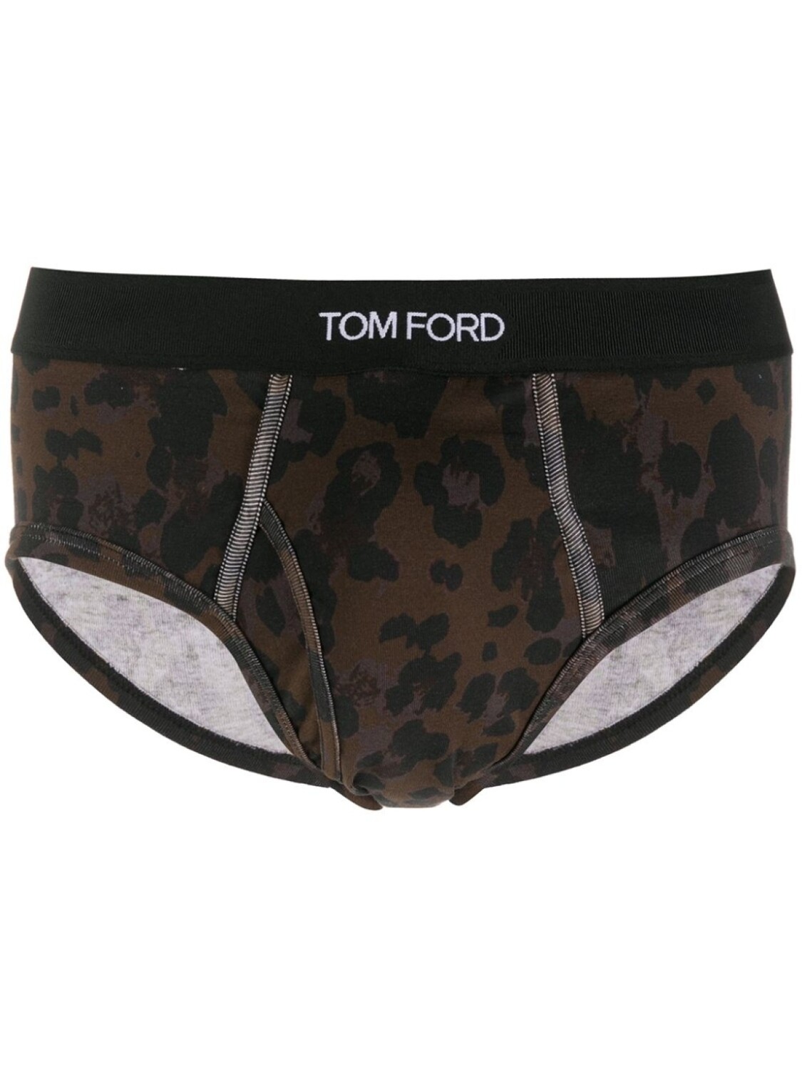 

TOM FORD трусы-брифы с леопардовым принтом, коричневый
