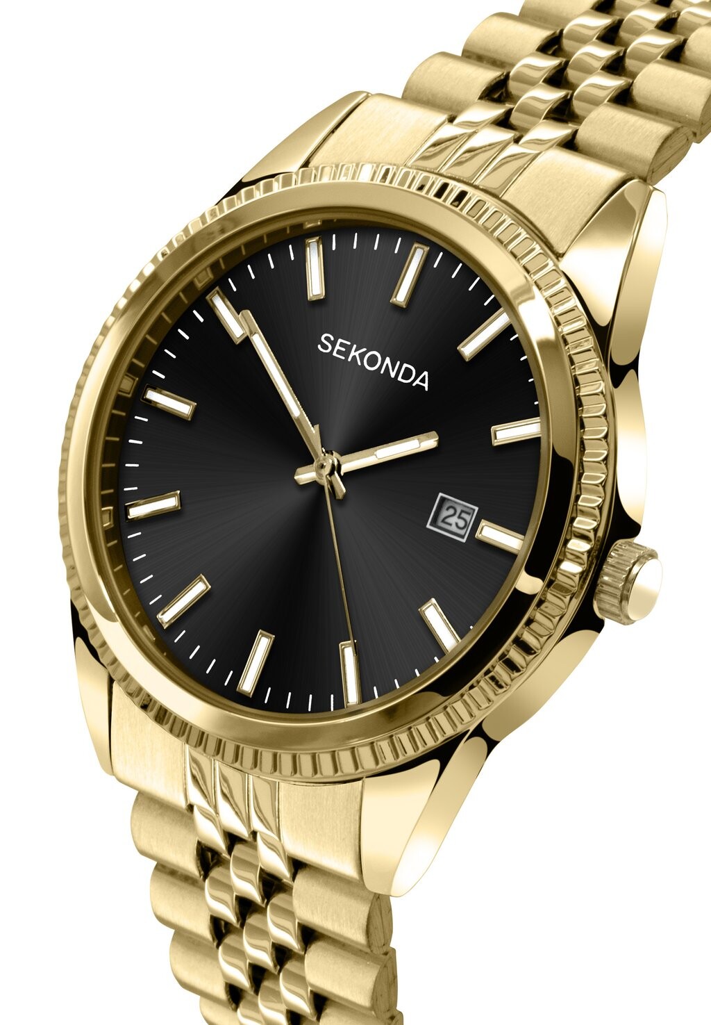 

Часы KING 40MM WITH ROUND CASE Sekonda, черный