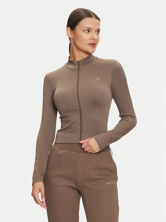 

Толстовка regular fit Guess, коричневый