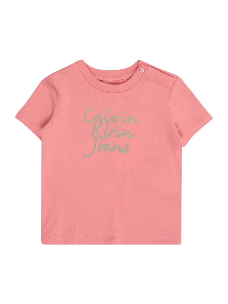 

Футболка Calvin Klein Jeans Shirt, темно-розовый