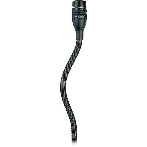 

Конденсаторный микрофон Shure MX202B/S Microflex Supercardioid Overhead Condenser Mic with In-Line Preamp