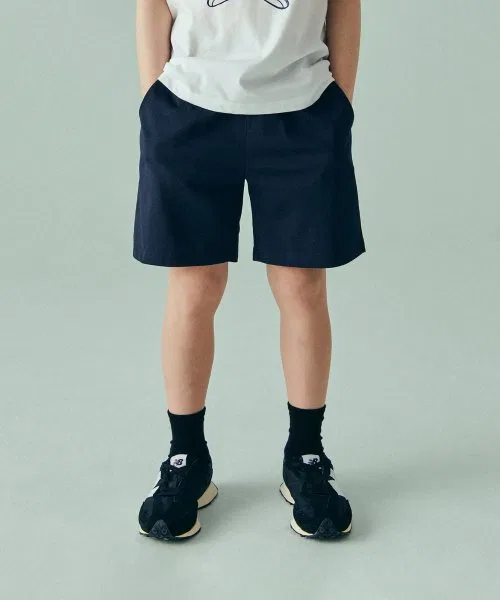 Детские шорты MUSINSA STANDARD KIDS из хлопка с полиэстером