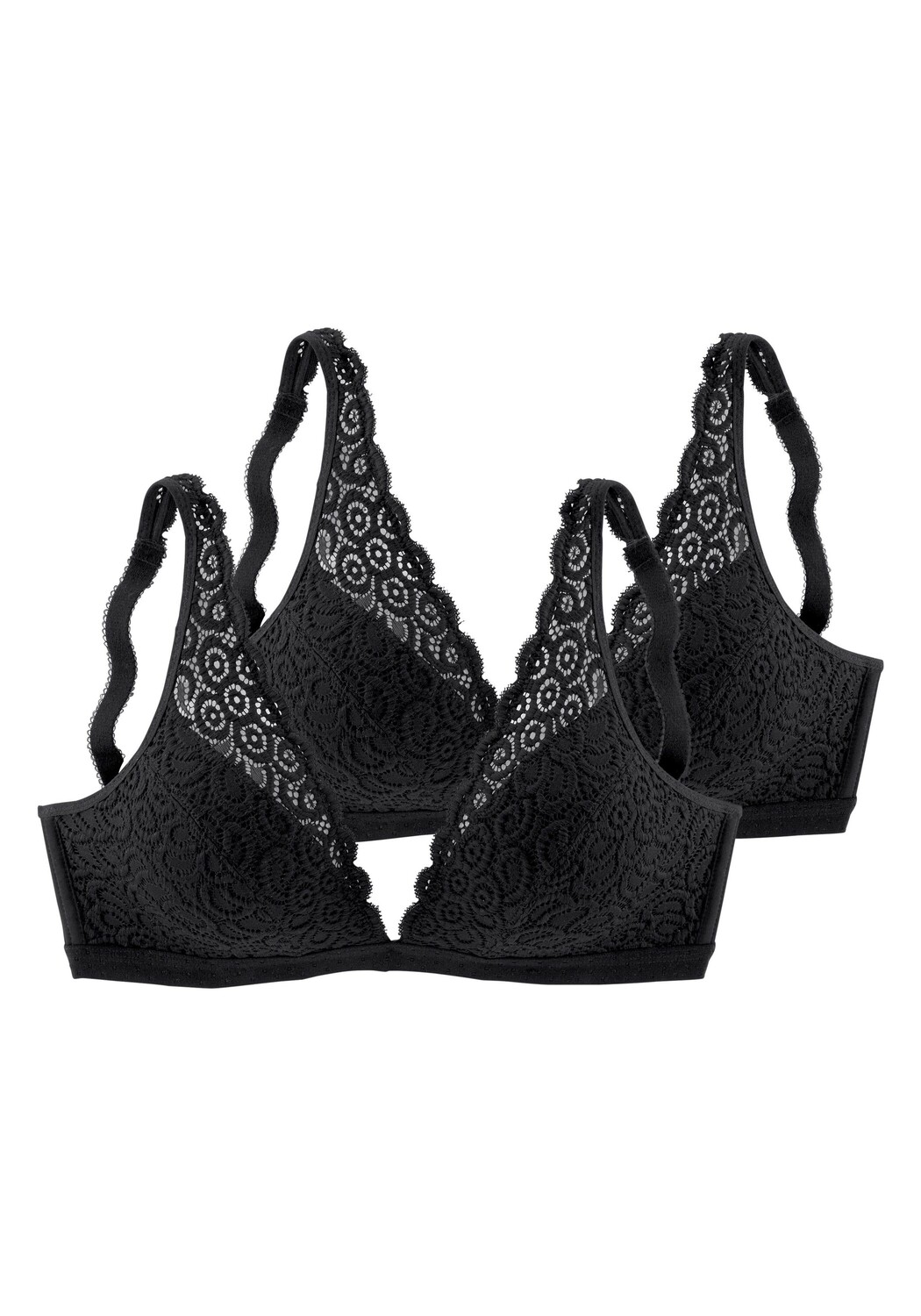 

Бюстгальтер без косточек PETITE FLEUR Bralette BH, цвет 2xschwarz