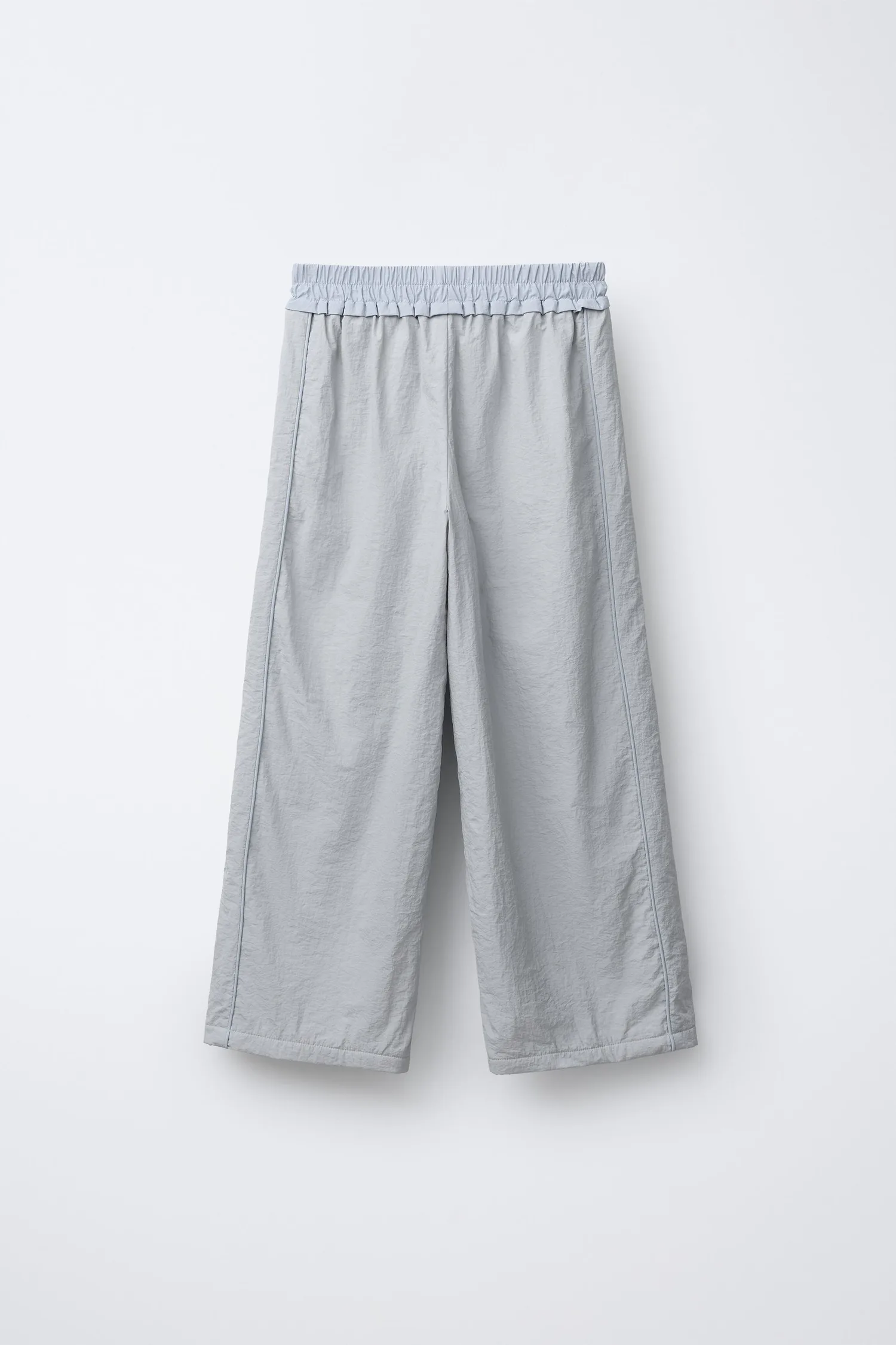 Нейлоновые брюки с бантиками и флисовой подкладкой Zara, серый — фото 2