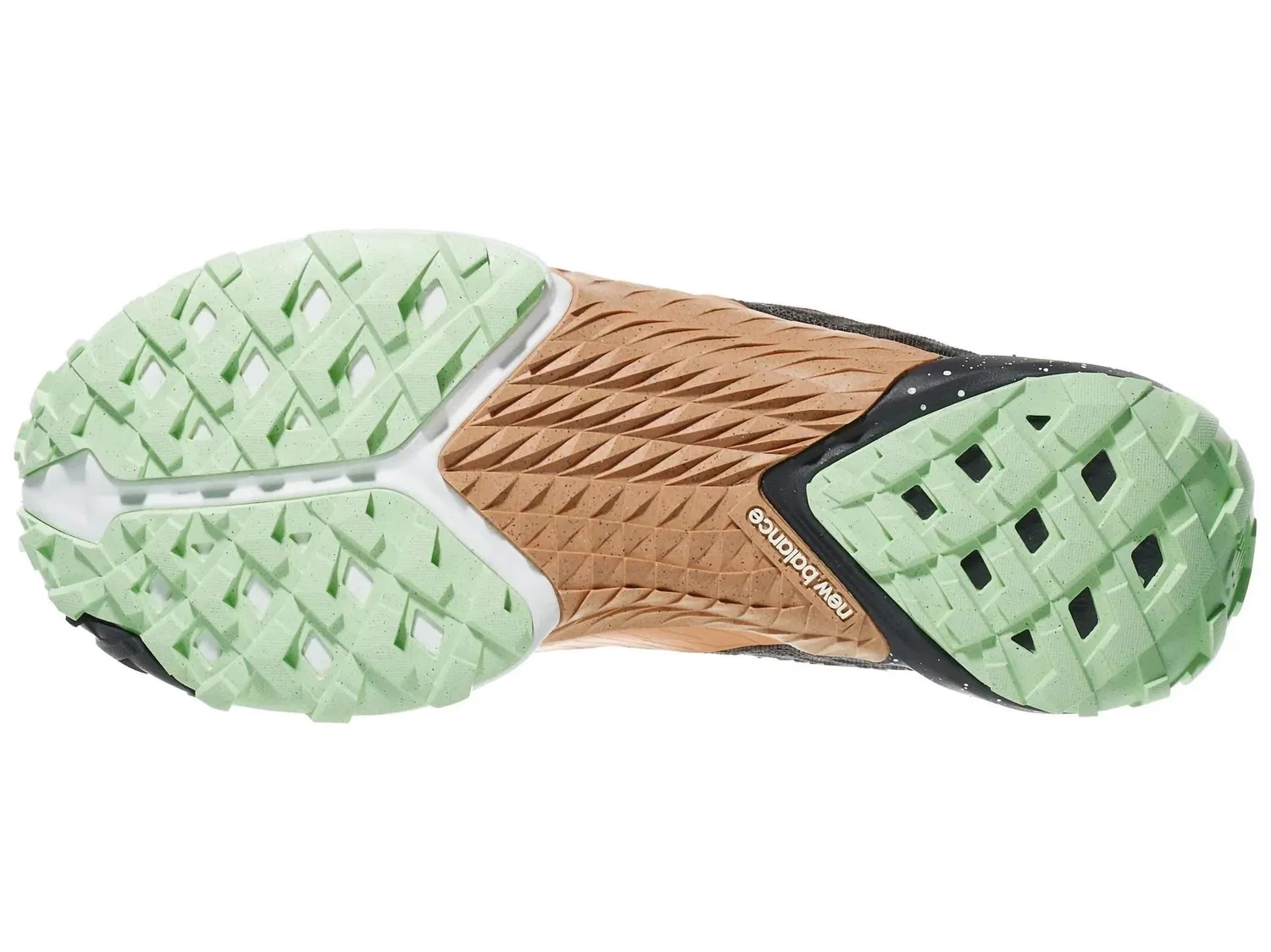 New Balance Мужские кроссовки Minimus Trail, черно-бежевые — фото 4