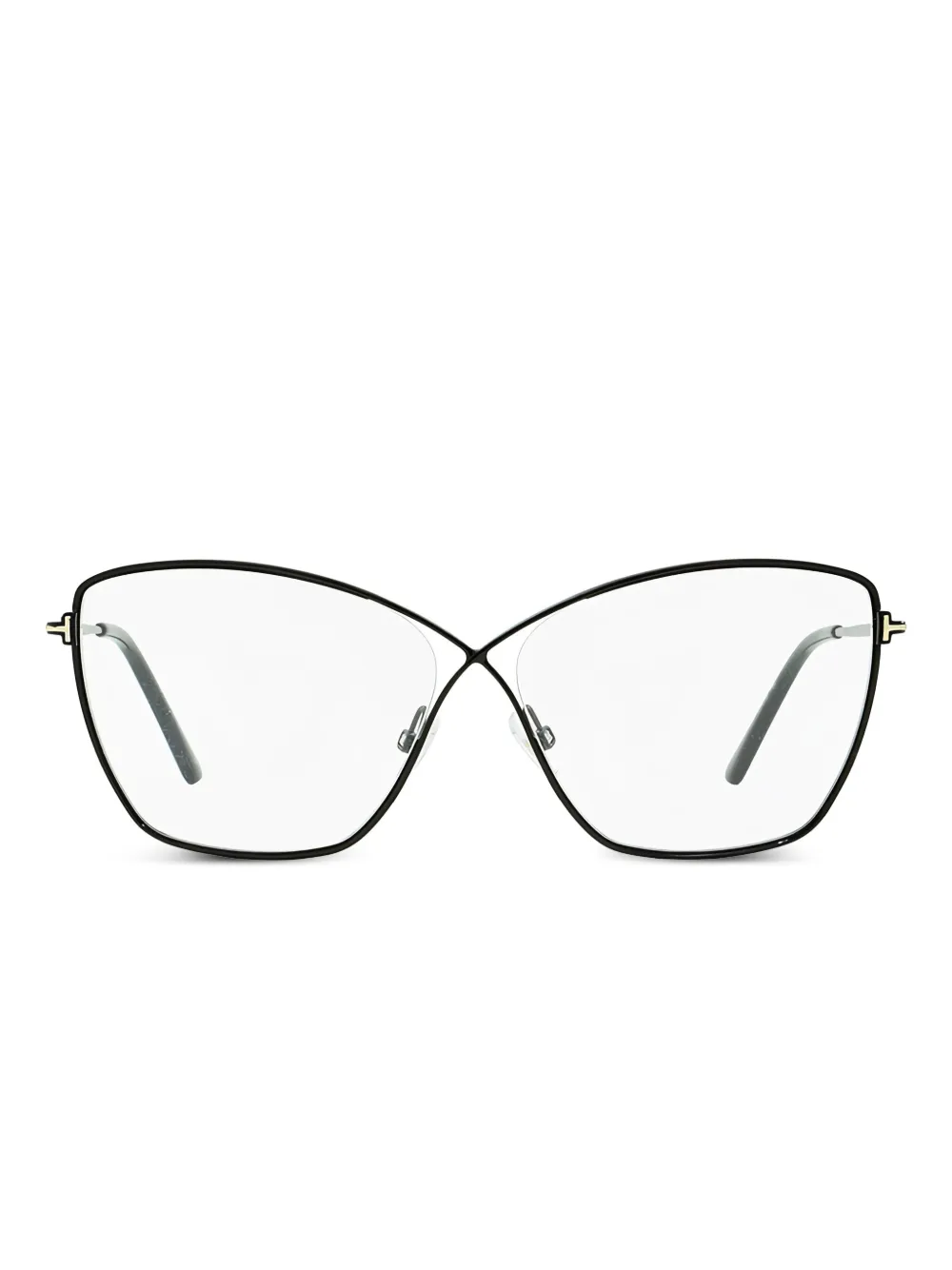 

Очки в оправе 'кошачий глаз' TOM FORD Eyewear, черный
