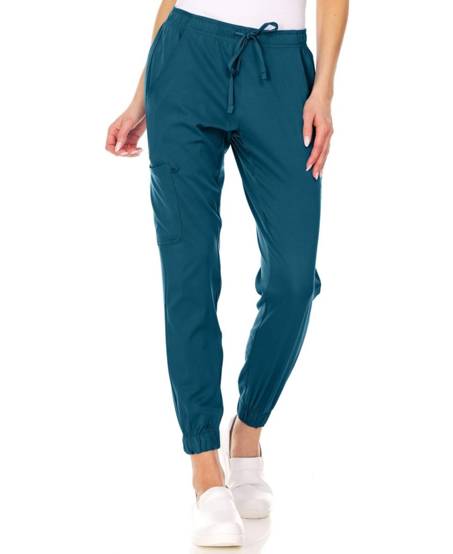 

Брюки-джоггеры Leah Plus Size с пятью карманами, эластичные, желтые, размер 3XL Medichic, Caribbean