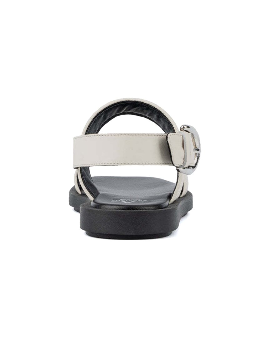 Aquatalia Joni Leather Sandal, Eggshell — фото 2