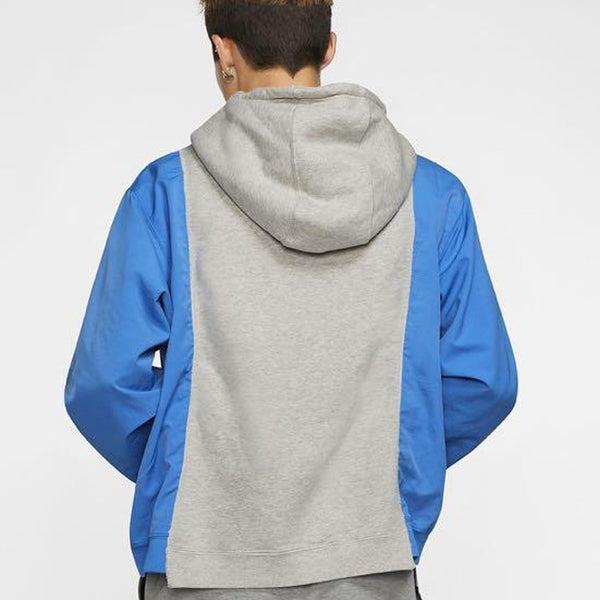 Толстовка men's ispa series functional splicing athleisure casual sports light grey Nike, серый — фото 4