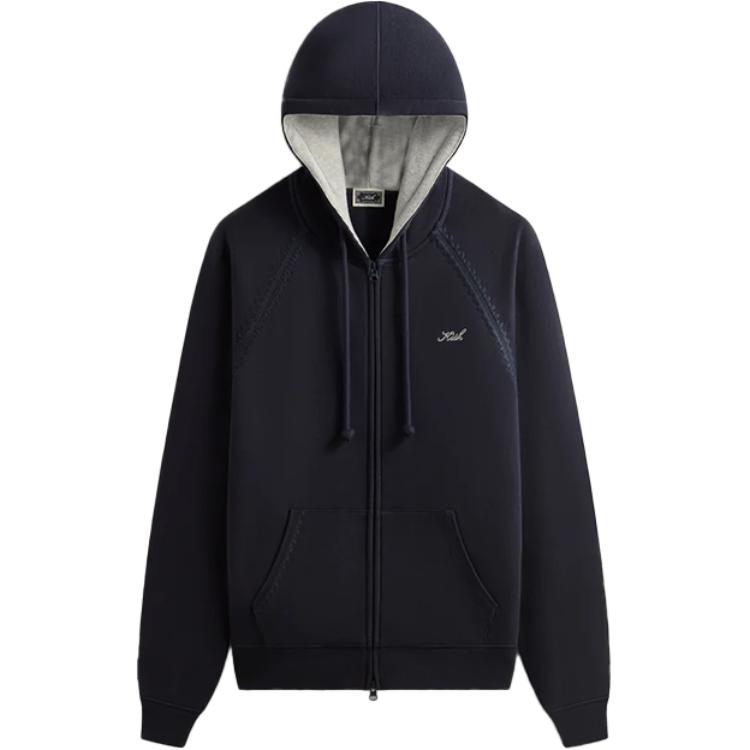 

Толстовка Vale Raglan с полной застежкой-молнией KITH, синий
