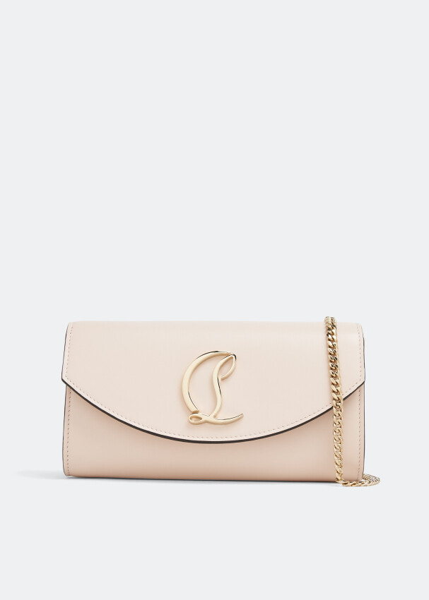 

Клатч Christian Louboutin Loubi54, бежевый